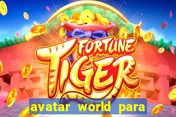 avatar world para imprimir e colorir